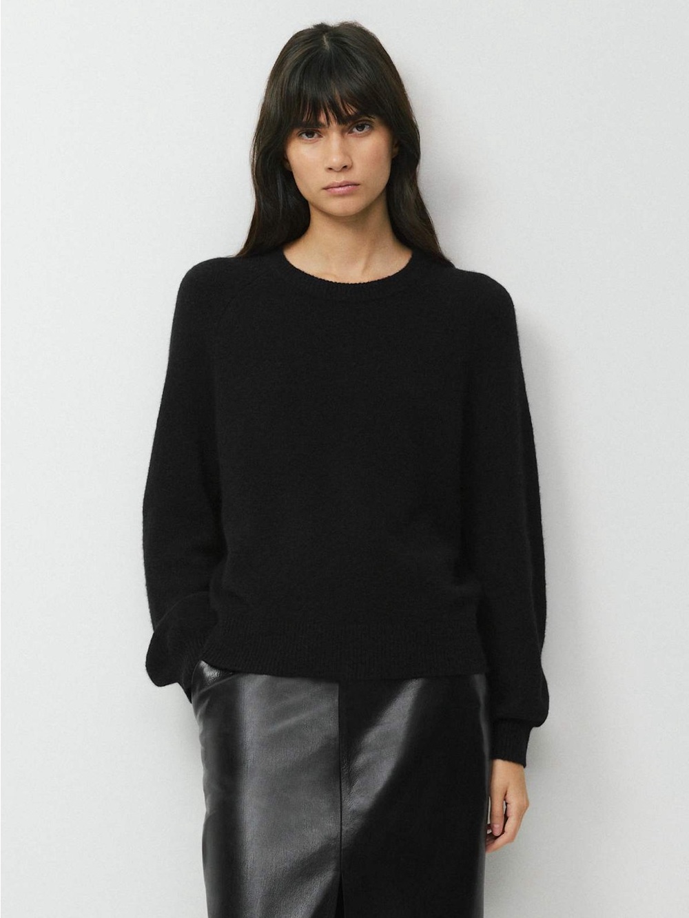 Wilfred Softspoke Sonder Sweater Black